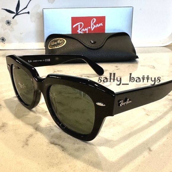 RayBan (Store Display) State Street Black RB2186 - Picture 6 of 17
